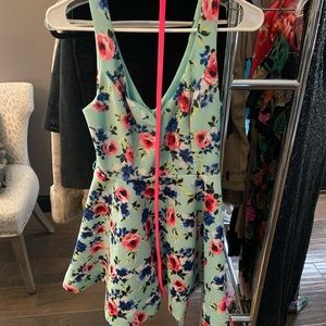 Floral mini dress